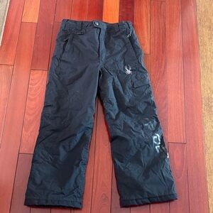 Spyder Kids size 16 Black Snow Pants
